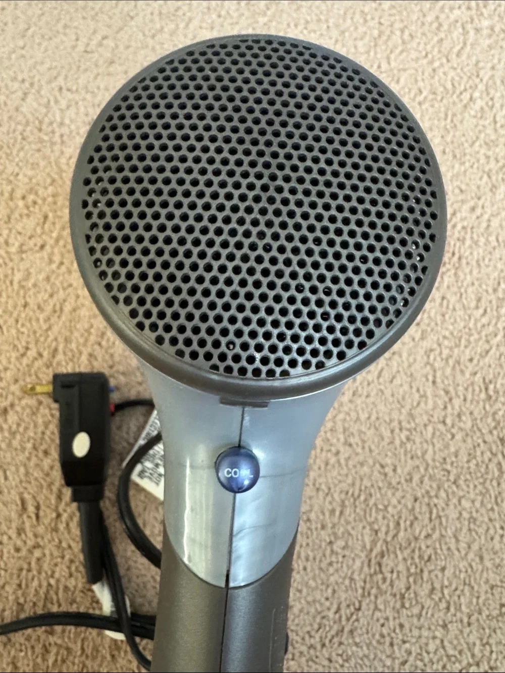 Conair Ion Shine Silver Travel Hair Dryer